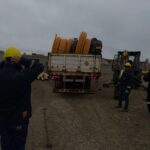 Caleta Olivia: llegaron los materiales para iniciar la esperada obra de extensión de la red de gas